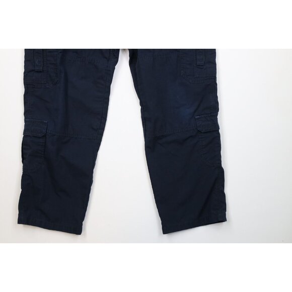 5.11 Tactical Series Mens 38x31 Distressed Ripstop Double Knee Cargo Pants Blue - Picture 5 of 16